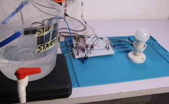 Automatic-water-level-controller circuit without Arduino