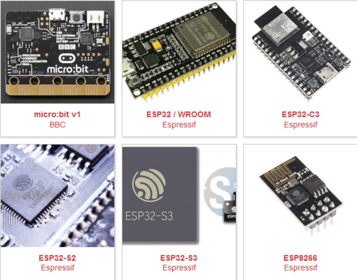 Varieties of esp32