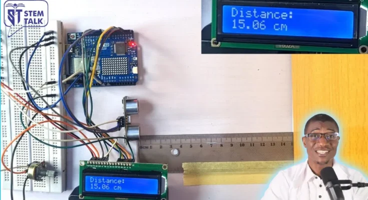 How to measure distance with ultrasonic sensor