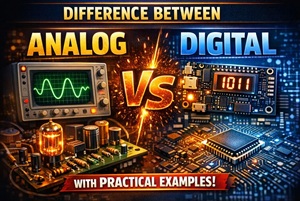 Analog vs Digital Circuit and more