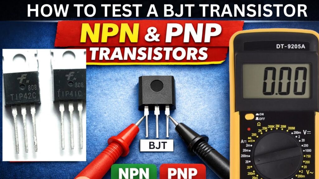 How to test a transistor using a digital multimeter