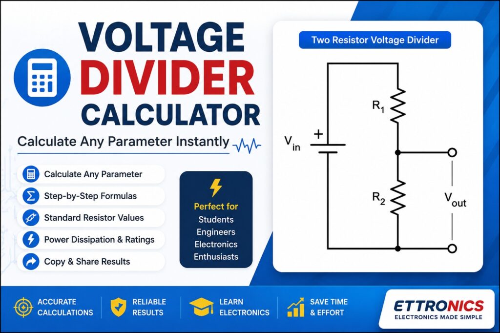 Voltage divider calculator