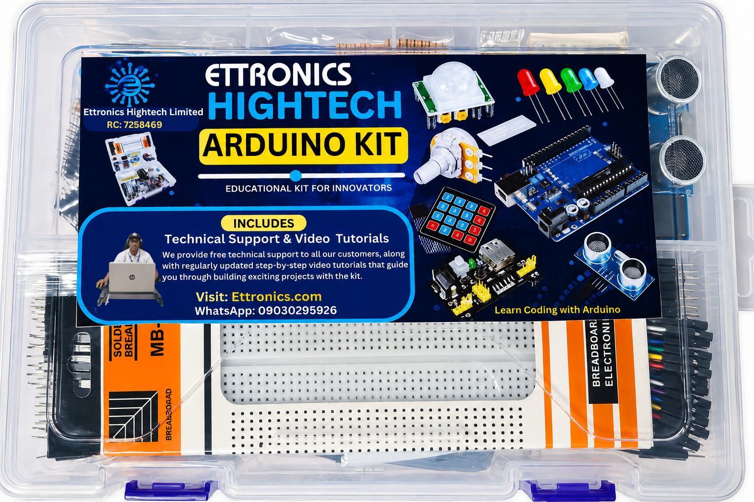 Ettronics Hightech Arduino Uno Kit