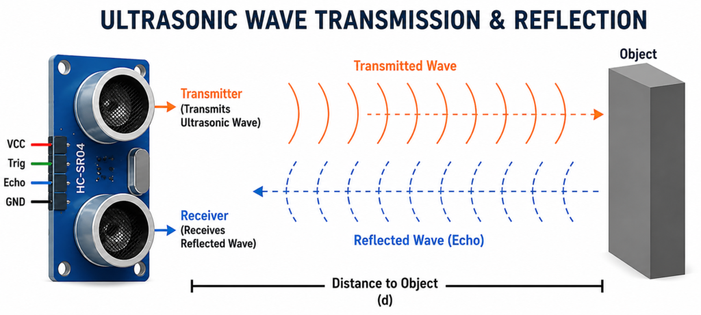 Distance Measurement with Arduino & Ultrasonic Sensor
