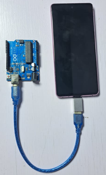 Connect your cellphone to arduino
