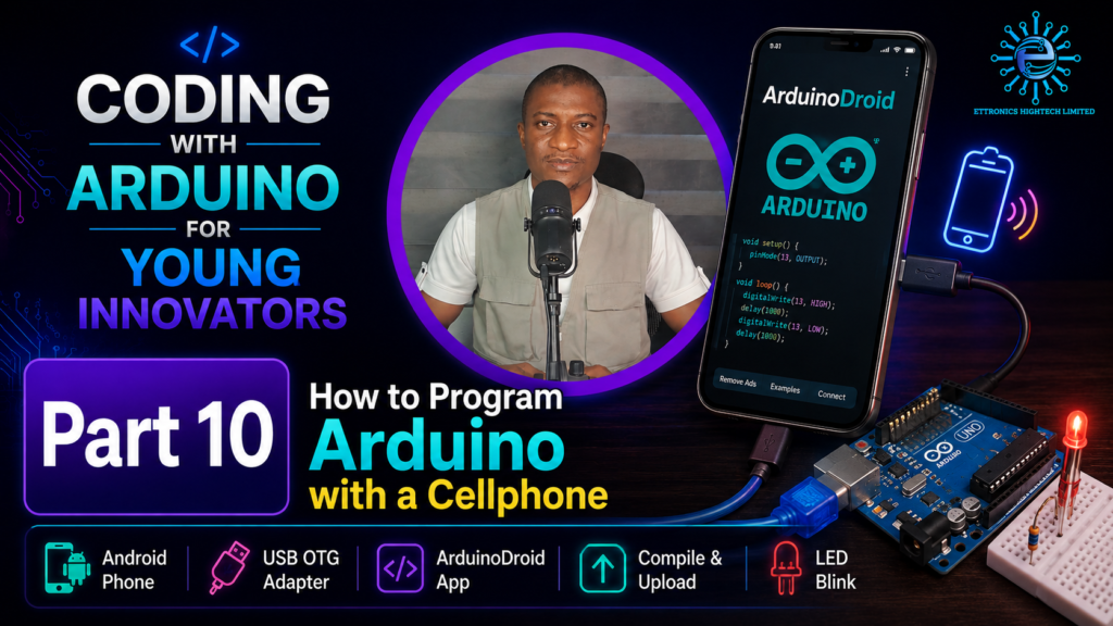 How to program Arduino with a Cellphone